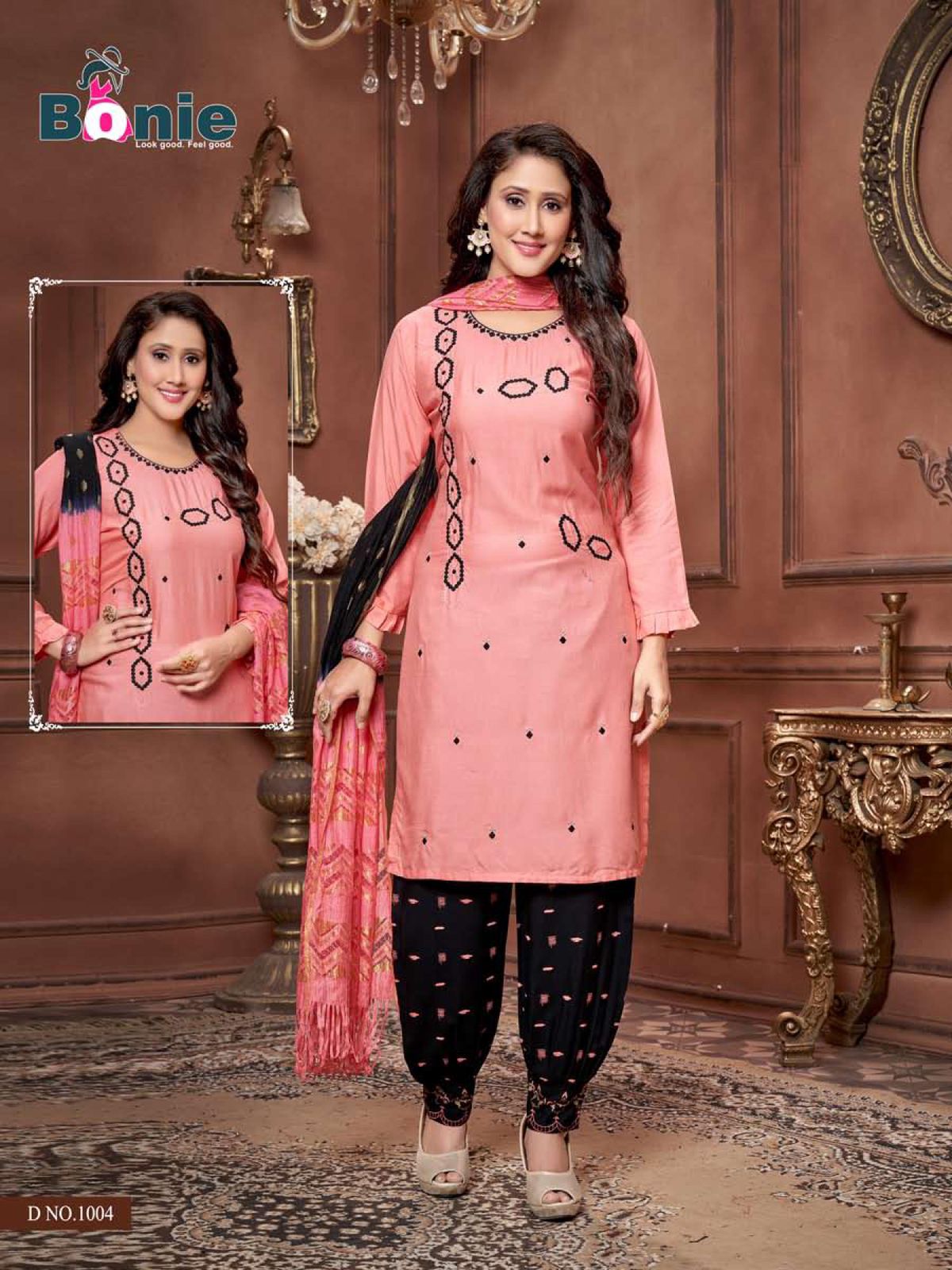 Bonie Mitali Fancy Wear Rayon Embroidery Heavy Ready Made Collection